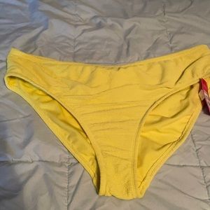 Bikini bottom plus size size 24/26W lemon fizz yellow! Great solid bottom